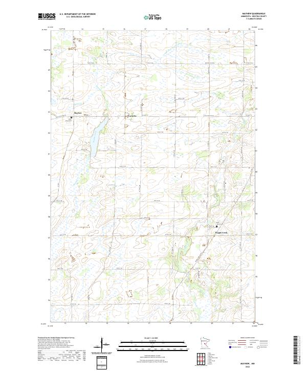 Mayhew, MN — USGS 7.5-minute topo (2022)