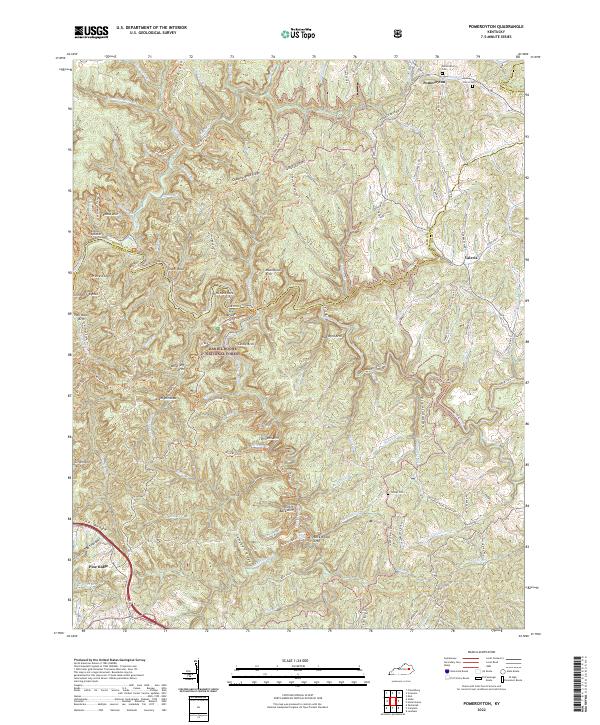 Pomeroyton, KY — USGS 7.5-minute topo (2022)