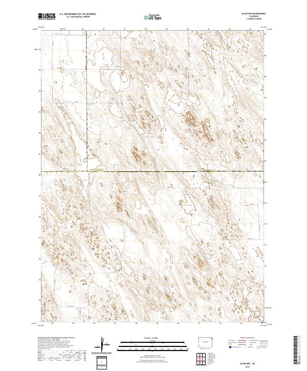 Alvin NW, CO — USGS 7.5-minute topo (2022)