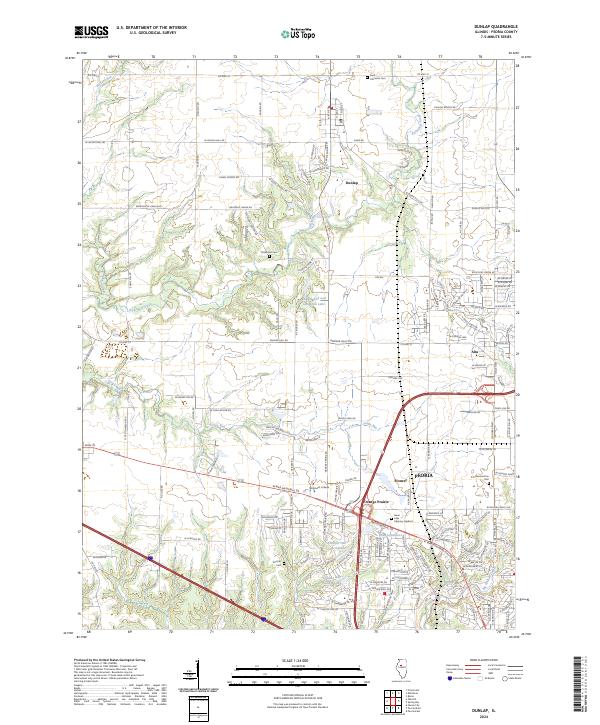 Dunlap, IL — USGS 7.5-minute topo (2024)
