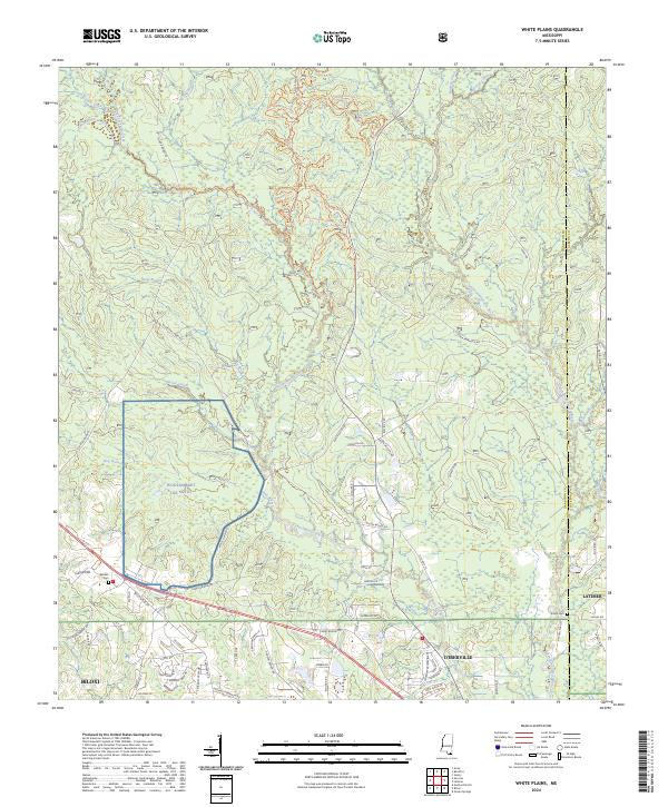 White Plains, MS — USGS 7.5-minute topo (2024)