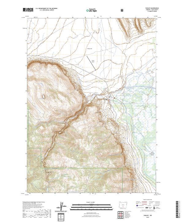 Paisley, OR — USGS 7.5-minute topo (2023)
