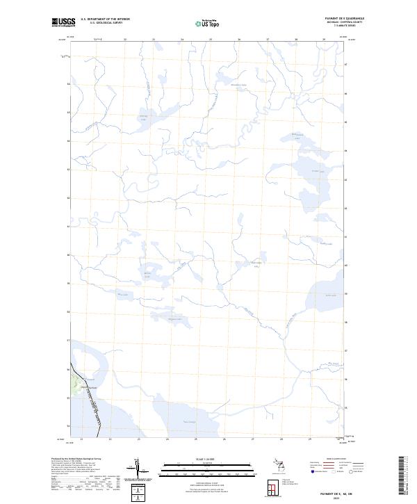 Payment OE E, MI-ON — USGS 7.5-minute topo (2023)