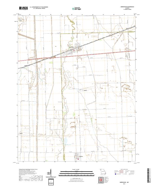 Morehouse, MO — USGS 7.5-minute topo (2021)