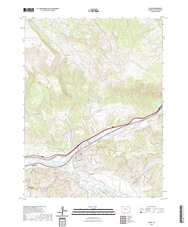 Eagle, CO — USGS 7.5-minute topo (2022)
