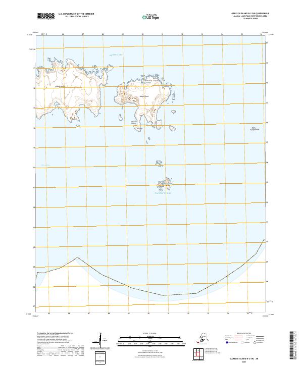 Gareloi Island B-2 SW, AK — USGS 7.5-minute topo (2021)