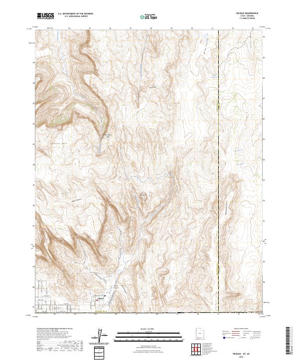 Hildale, UT-AZ — USGS 7.5-minute topo (2023)