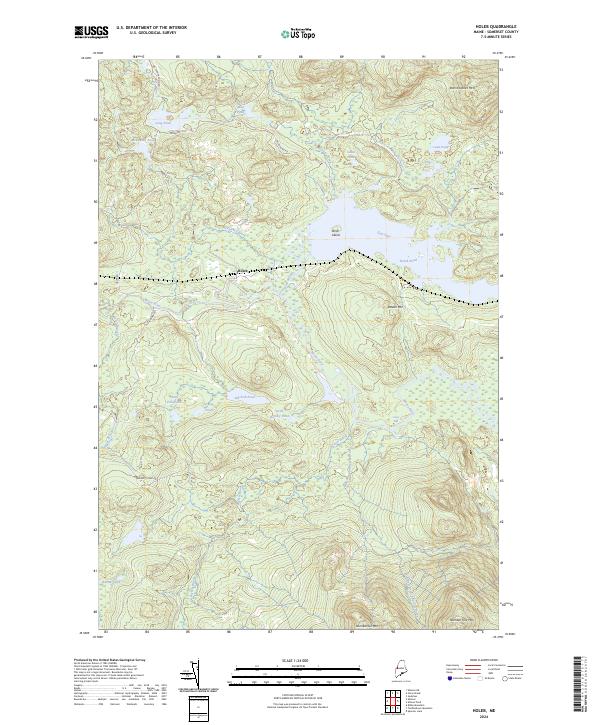 Holeb, ME — USGS 7.5-minute topo (2024)