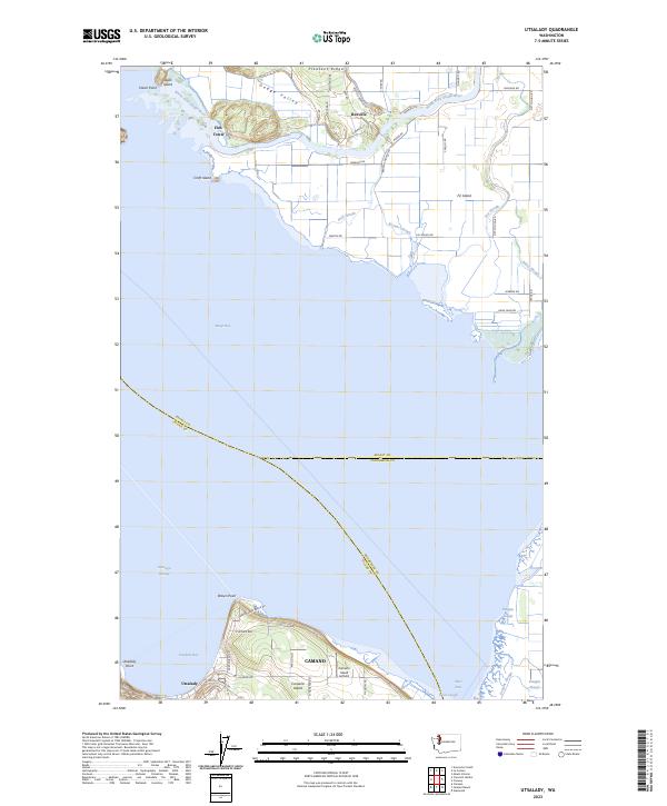 Utsalady, WA — USGS 7.5-minute topo (2023)