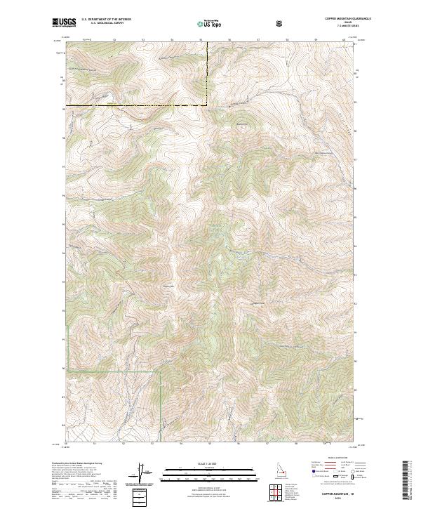 Copper Mountain, ID — USGS 7.5-minute topo (2023)