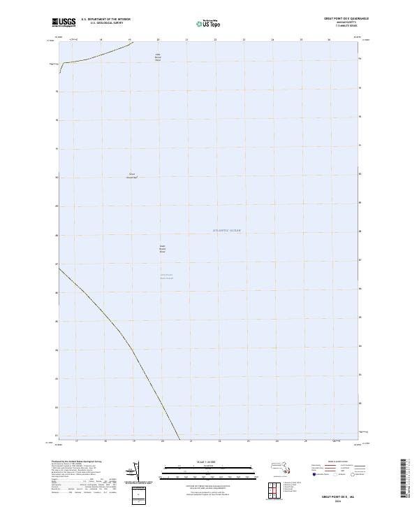 Great Point OE E, MA — USGS 7.5-minute topo (2024)
