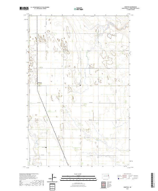 Kempton, ND — USGS 7.5-minute topo (2024)