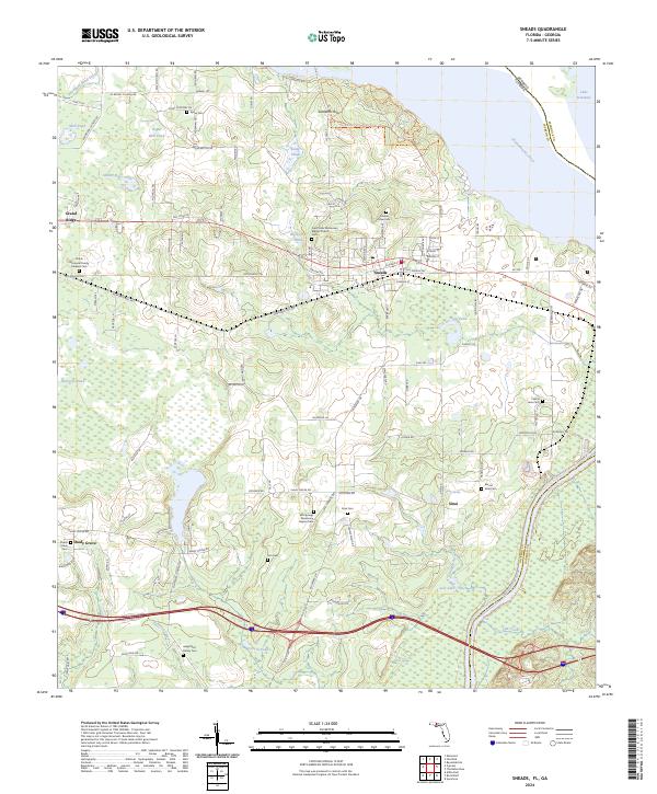 Sneads, FL-GA — USGS 7.5-minute topo (2024)