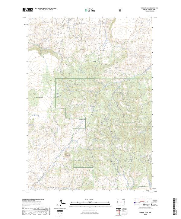 Conant Basin, OR — USGS 7.5-minute topo (2024)