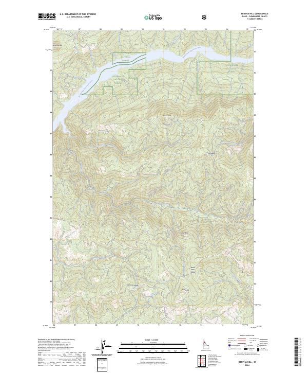 Bertha Hill, ID — USGS 7.5-minute topo (2024)