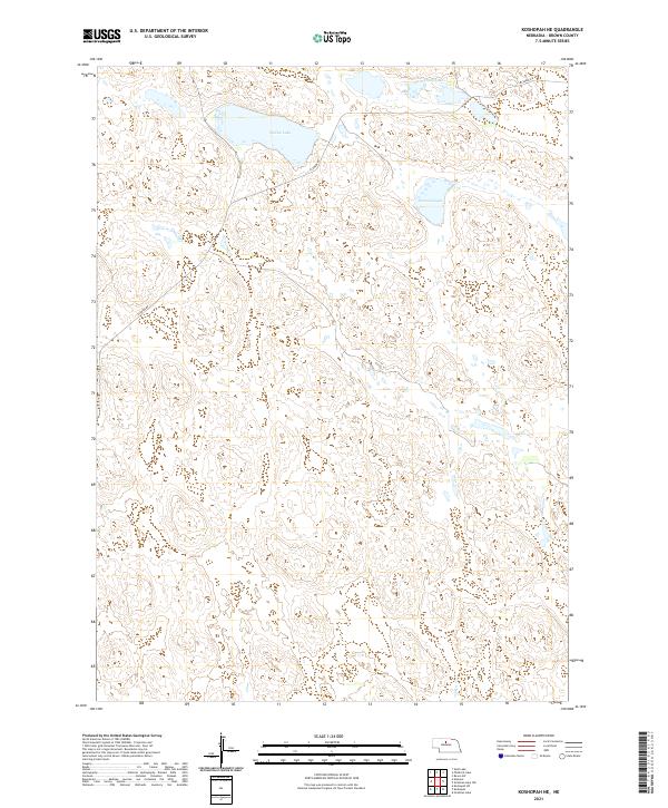 Koshopah NE, NE — USGS 7.5-minute topo (2021)