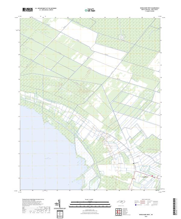 Engelhard West, NC — USGS 7.5-minute topo (2022)