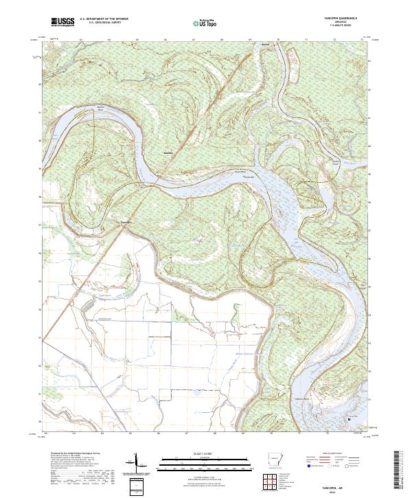 Yancopin, AR — USGS 7.5-minute topo (2024)