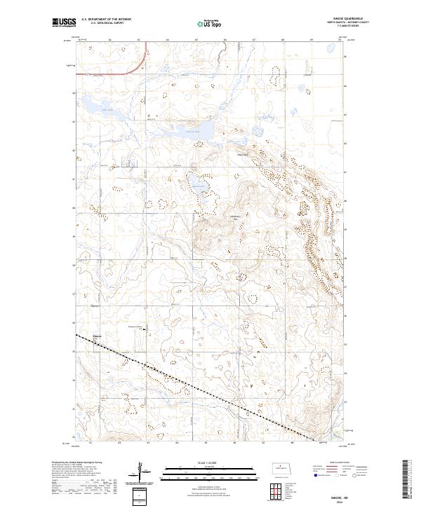 Simcoe, ND — USGS 7.5-minute topo (2024)