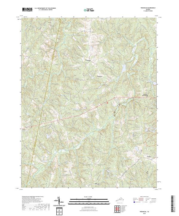 Trenholm, VA — USGS 7.5-minute topo (2022)