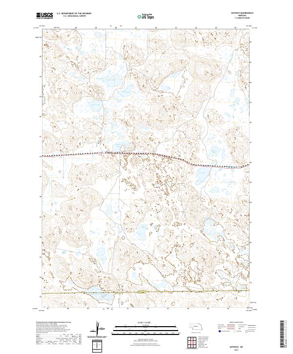 Antioch, NE — USGS 7.5-minute topo (2021)