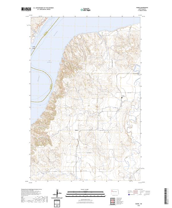 Banks, ND — USGS 7.5-minute topo (2024)