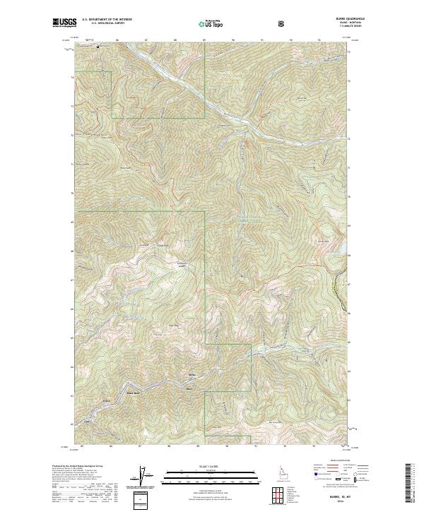 Burke, ID-MT — USGS 7.5-minute topo (2024)
