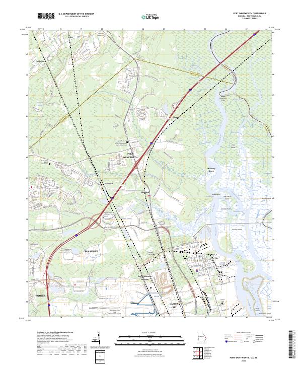 Port Wentworth, GA-SC — USGS 7.5-minute topo (2024)
