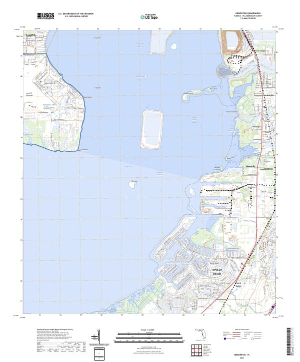 Gibsonton, FL — USGS 7.5-minute topo (2024)