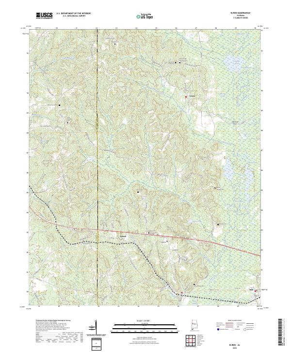 Elrod, AL — USGS 7.5-minute topo (2024)
