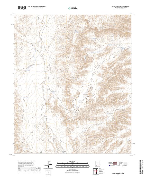 Cornucopia Ranch, NM — USGS 7.5-minute topo (2023)