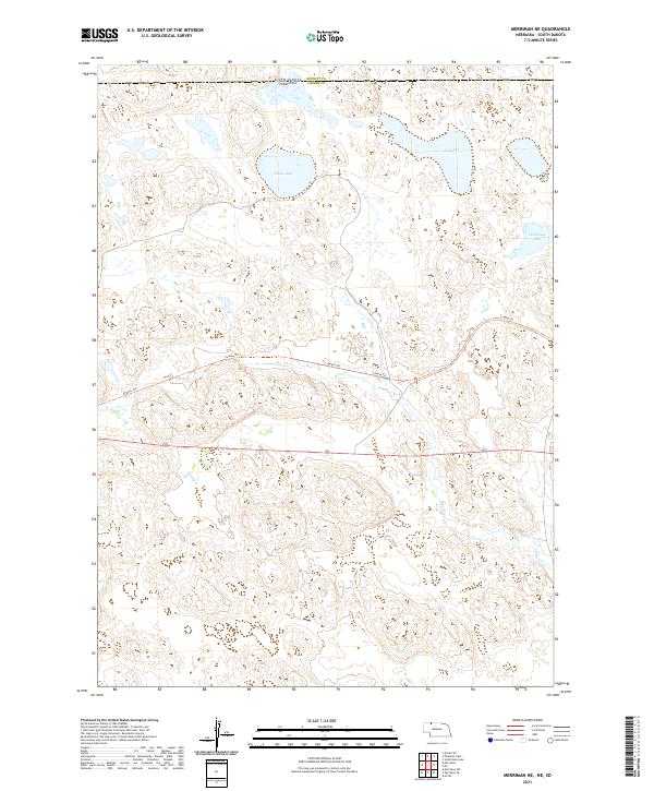 Merriman NE, NE-SD — USGS 7.5-minute topo (2021)