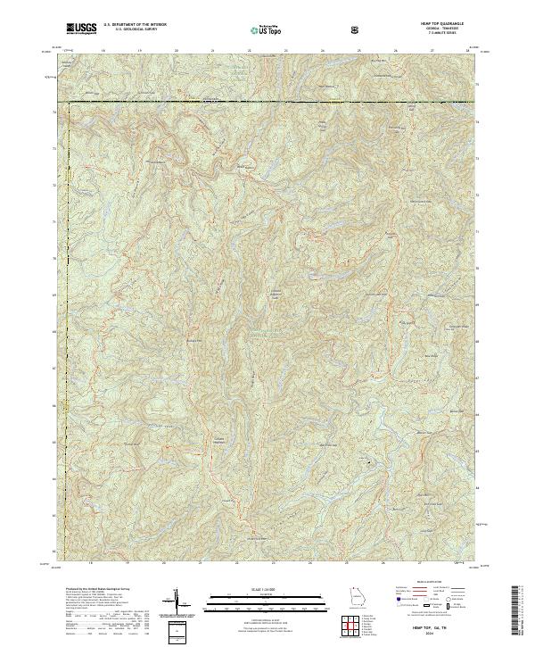 Hemp Top, GA-TN — USGS 7.5-minute topo (2024)