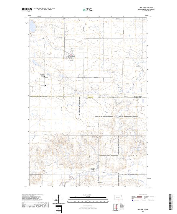Zeeland, ND-SD — USGS 7.5-minute topo (2024)