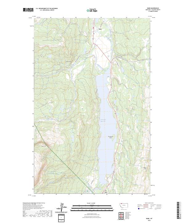 Babb, MT — USGS 7.5-minute topo (2024)