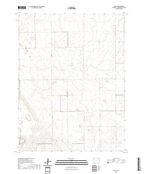 Elba SE, CO — USGS 7.5-minute topo (2022)