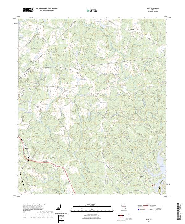 Meda, GA — USGS 7.5-minute topo (2024)