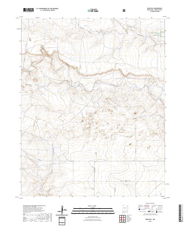 Sand Hill, NM — USGS 7.5-minute topo (2023)
