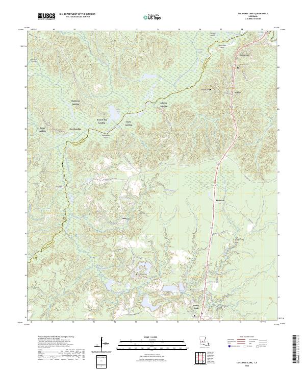 Cocodrie Lake, LA — USGS 7.5-minute topo (2024)