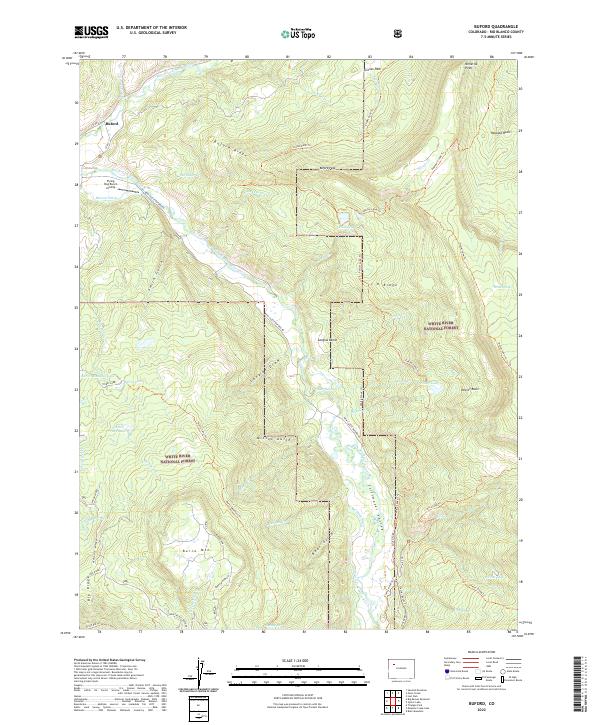 Buford, CO — USGS 7.5-minute topo (2022)