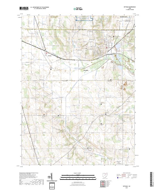 Rittman, OH — USGS 7.5-minute topo (2023)