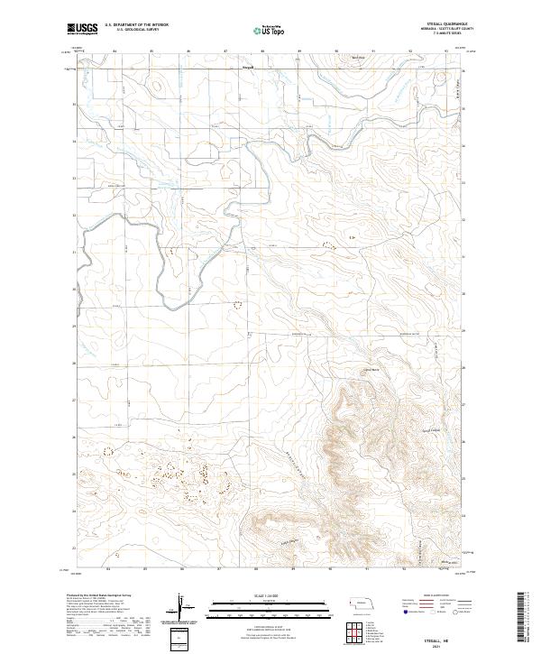Stegall, NE — USGS 7.5-minute topo (2021)