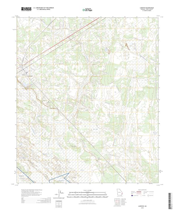 Ludowici, GA — USGS 7.5-minute topo (2026)