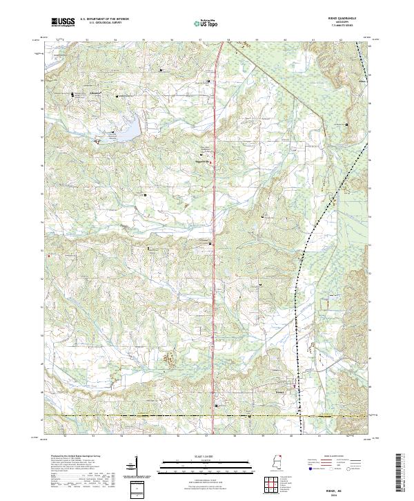 Rienzi, MS — USGS 7.5-minute topo (2024)