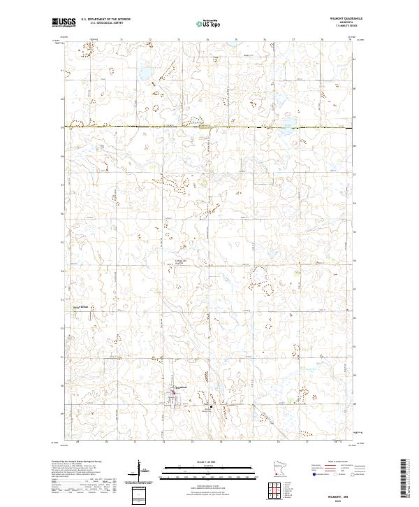 Wilmont, MN — USGS 7.5-minute topo (2022)