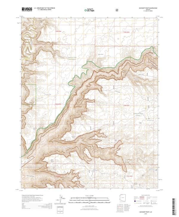Gunsight Point, AZ — USGS 7.5-minute topo (2026)