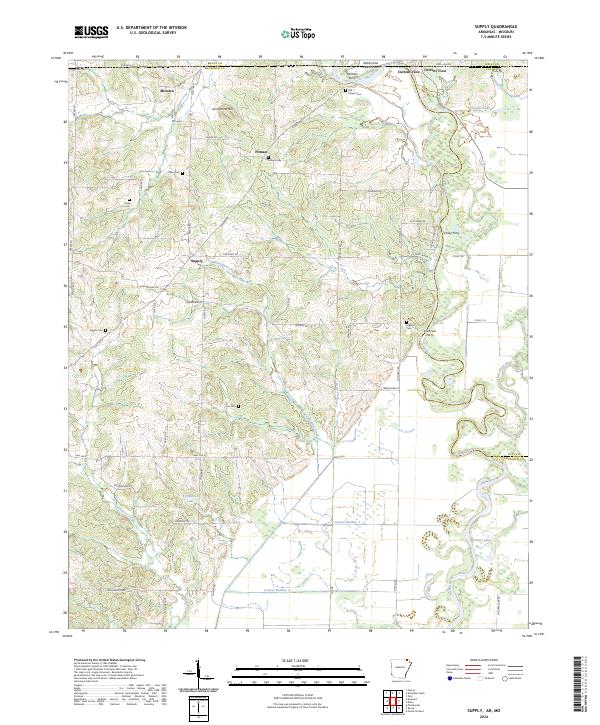 Supply, AR-MO — USGS 7.5-minute topo (2024)