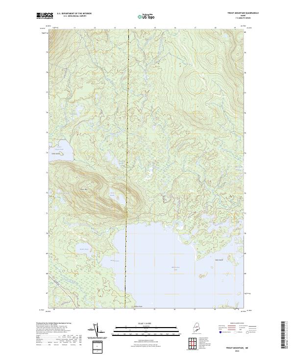 Trout Mountain, ME — USGS 7.5-minute topo (2024)