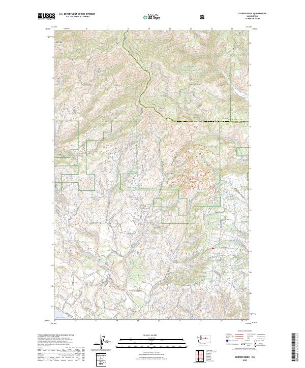 Cooper Ridge, WA — USGS 7.5-minute topo (2023)