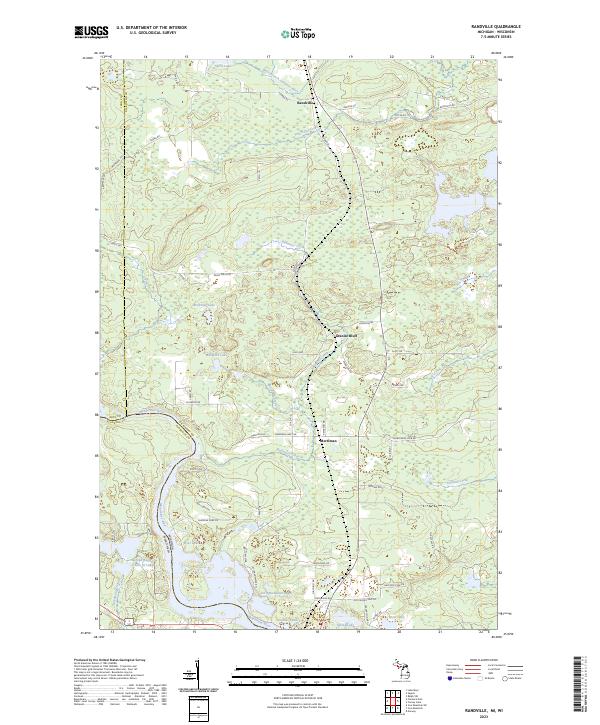 Randville, MI-WI — USGS 7.5-minute topo (2023)
